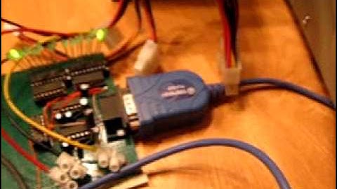 labview controlled 74HC595 registers with LED lights