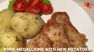 PORK MEDALLIONS WITH YOUNG POTATOES