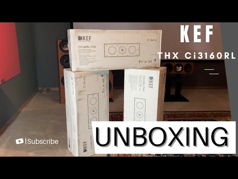 KEF ci3160RL-THX Speaker Unboxing & Overview!