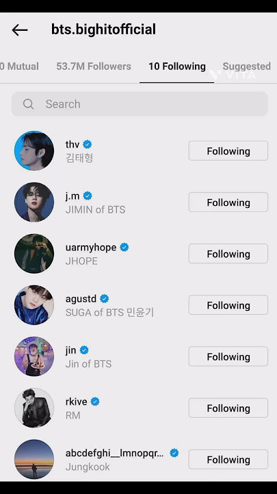 bts real instagram id 😎😎💜💜💜💜👿👿