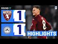 Torinoudinese 11  highlights  ilic rescues a point for toro  serie a 202324