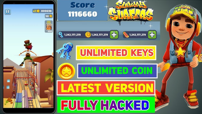 Subway Surfers Game Hack Mod Apk Download, Unlimited Coins Keys