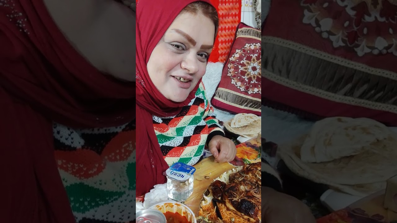 فطوري وياكم اني وامي فديو كان بيوم مطره اول ايام رمظان والمنتجات جديده جبتها