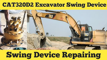 CAT320D2 Excavator Swing device repairing|Swing Device not working #automobile #heavymachinery