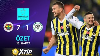 MERKUR BETS | Fenerbahçe (7-1) T. Konyaspor - Highlights/Özet | Trendyol Süper Lig - 2023/24