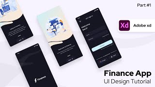 Adobe XD Tutorial for Beginners | Finance App UI Design screenshot 5