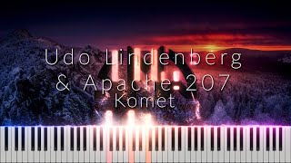 Video thumbnail of "Udo Lindenberg & Apache 207 - Komet | Piano Cover + Sheet Music"