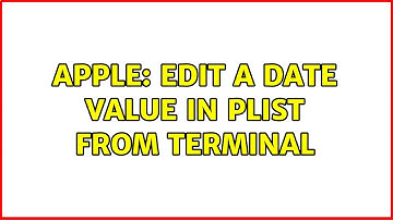 Apple: Edit a date value in plist from terminal