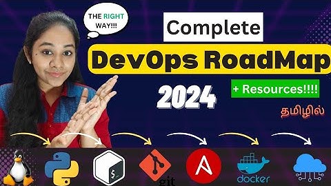 DevOps ROADMAP 2024🚀💯: How to learn and Become DevOps Engineer (With Resources)😍 | Tech with Ramya🔥
