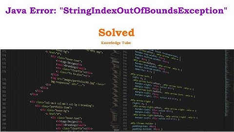 StringIndexOutOfBoundsException error in java