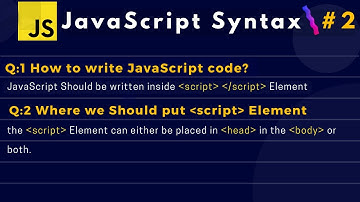 JavaScript Syntax Tutorial in Urdu / Hindi | lecture 2