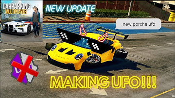 🔴MAKING UFO WITHOUT GG OF NEW PORCHE-CAR PARKING MULTIPLAYER-2023.