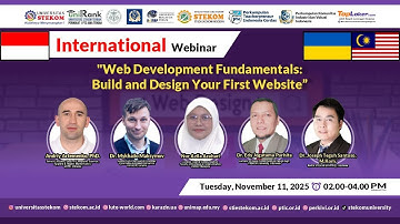 INTERNATIONAL WEBINAR: Web Development Fundamentals: Build and Design Your First Website