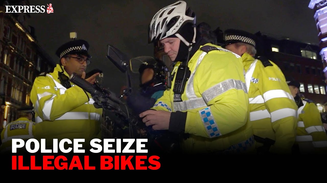 Met Police seize illegal e-bikes during massive crackdown in central ...