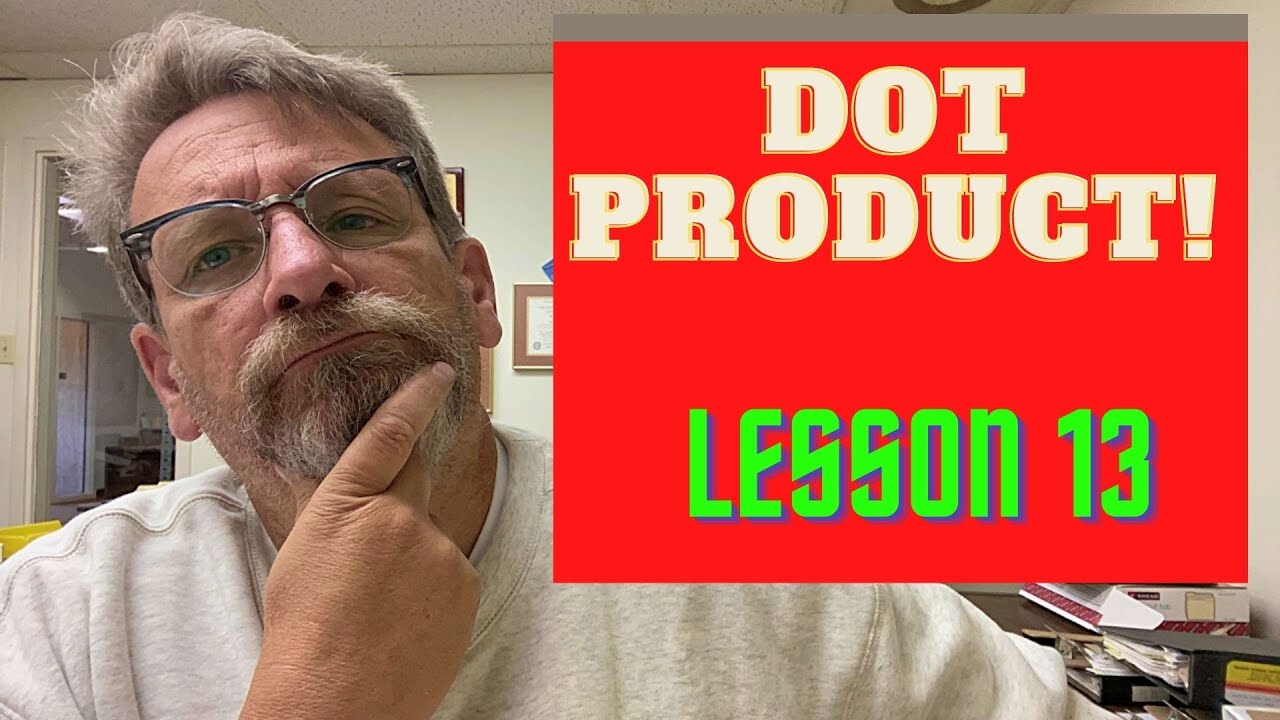 ⁣Statics: Lesson 13 - Dot Product for Angles Between Vectors and Projections