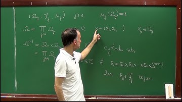 Lecture 18: Measure on a countable product of spaces