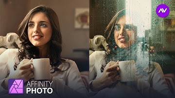 Wet Glass Window Effect in Affinity Photo | Affinity Photo Tutorial