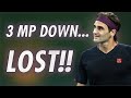 Roger Federer Stares Into Defeat’s Eyes ● Federer's Great Escape