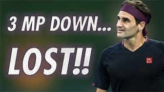 Roger Federer Stares Into Defeat’s Eyes ● Federer's Great Escape