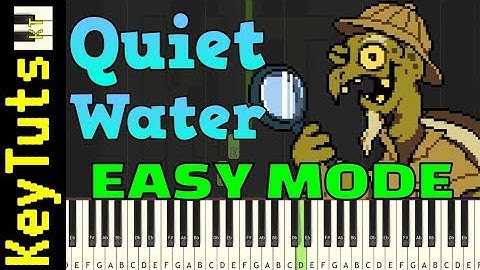 Learn to Play Quiet Water from Undertale - Easy Mode [Piano Tutorial] (Synthesia)