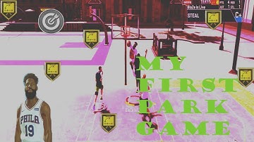 I PLAYED MY FIRST PARK GAME IN NBA 2K20 BEST BUILD