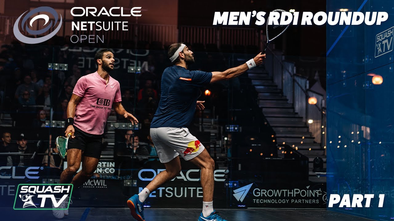 Squash: Oracle Netsuite Open 2021 - Men's Rd 1 Roundup [Pt.1]