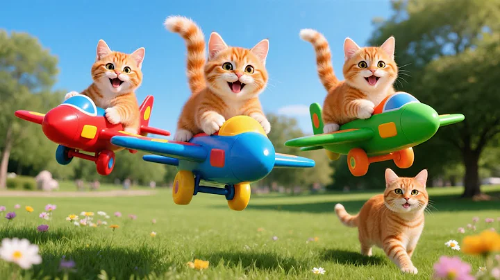 Mama Cat Trims Fur on the Farm and Makes Tiger Hat For Kittens At Home🐾🎩🐯