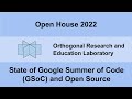 State of Open Source and GSoC Activities for 2022