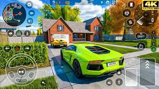 Lamborghini Aventador & Lamborghini Revuelto - Car Parking Driving School Gameplay | 4K Graphics screenshot 2