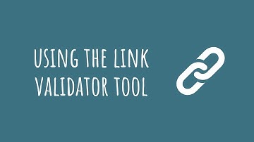 Tip of the Week: Using the Link Validator Tool