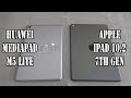 Huawei Mediapad M5 Lite vs iPad 10.2 (2019) | SpeedTest and Camera comparison