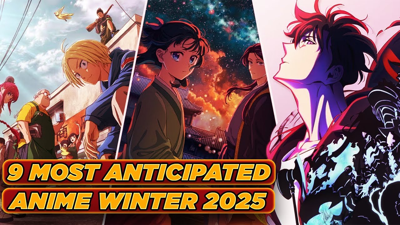 THE 9 MOST ANTICIPATED Anime of Winter 2025 - YouTube