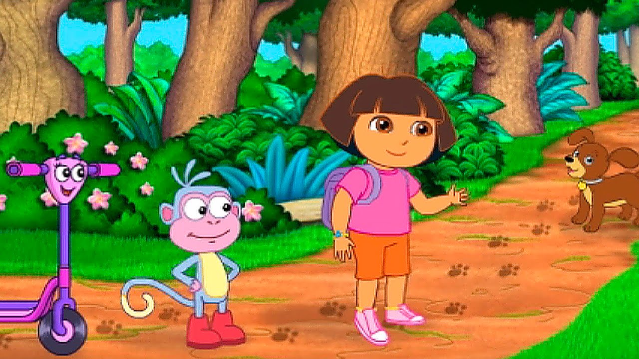 dora the explorer, dora the explorer find those puppies, dora dora, video f...