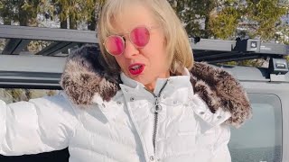 Weiße Nylons Im Winter Nahtstrümpfe, Fullyfashioned, Nylonlegs, Stockings, Straps