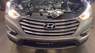2014 Hyundai Santa Fe oil leak