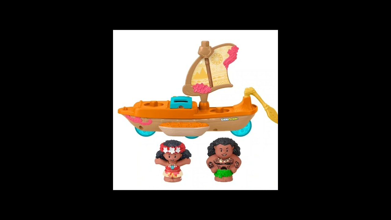 Little People Disney Princess Moana and Maui's Canoe