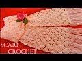 Como tejer a crochet bufanda fácil en punto conchas de abanico - Make Knitting Scarf Crochet