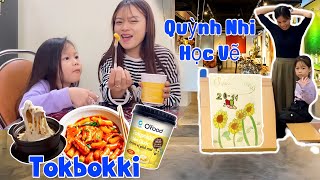 Một Ngày Chỉ Có Mẹ Hằng Và Em Quỳnh Nhi P2 - Em Nhi Đi Học Vẽ