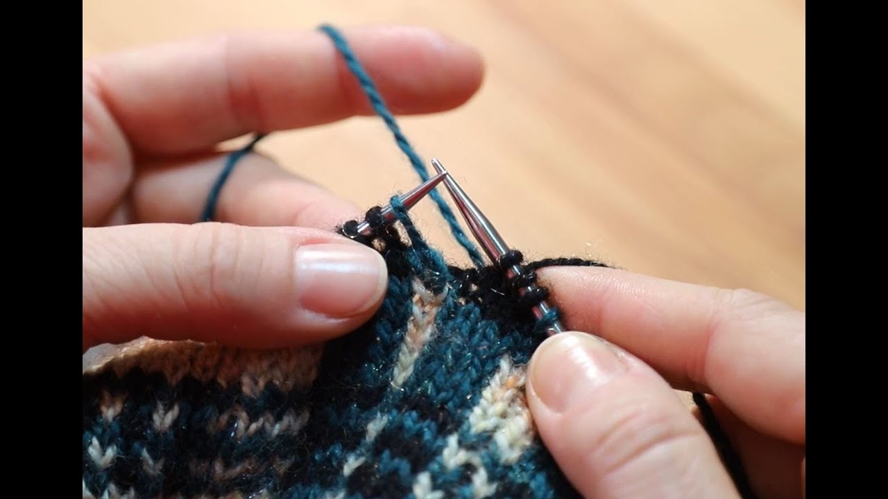 YOK Yarn over, knit stitch YouTube