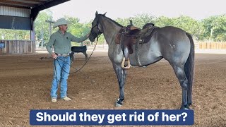 Barrel horse is getting out of control and Dangerous, can I help??