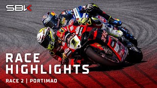 Incredible Race 2 highlights from stunning Portimao | #PRTWorldSBK 🇵🇹