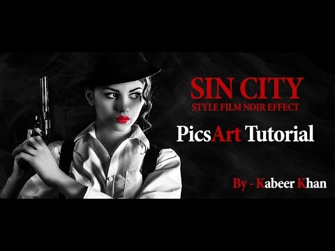 Sam with sin City Effect
