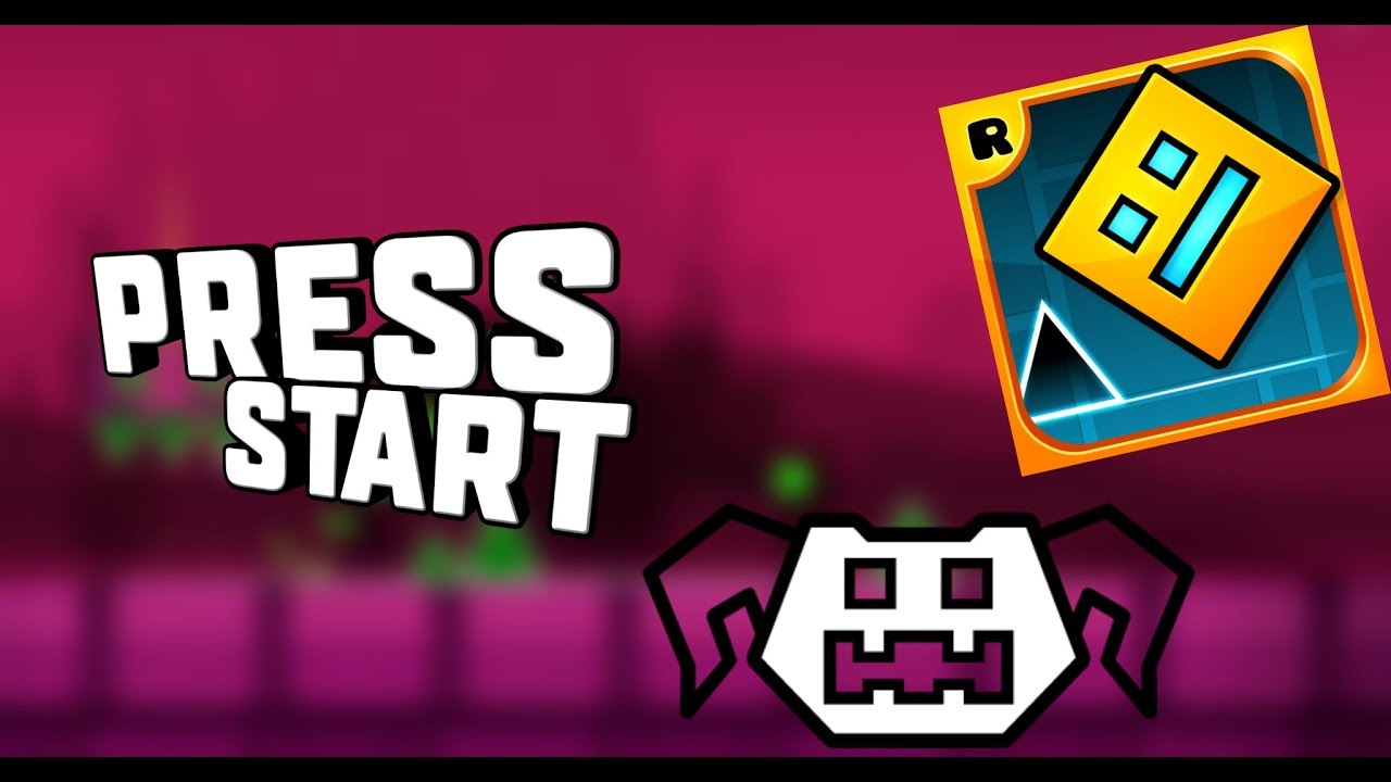 Включи geometry dash press start