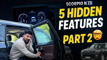 Scorpio N Hidden Features Part 2 🚀 | 5 Secret Features You Didn’t Know 🔥|