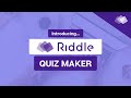 Getting started with riddles quiz maker