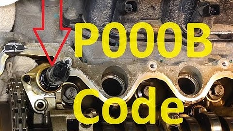 Causes and Fixes P000B Code: Exhaust “B” Camshaft Position Slow Response (Bank 1)