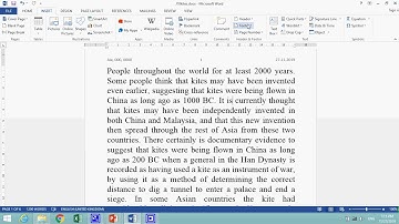 ICT IGCSE MS Word Part 5 header and footer