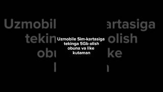 UzMobile Sim-kartasiga tekinga 5gb olish #uztelecom@uztelecomofficial 2026 UzMobile Sim-kartasiga tekinga 5gb olish #uztelecom@uztelecomofficial 2026
