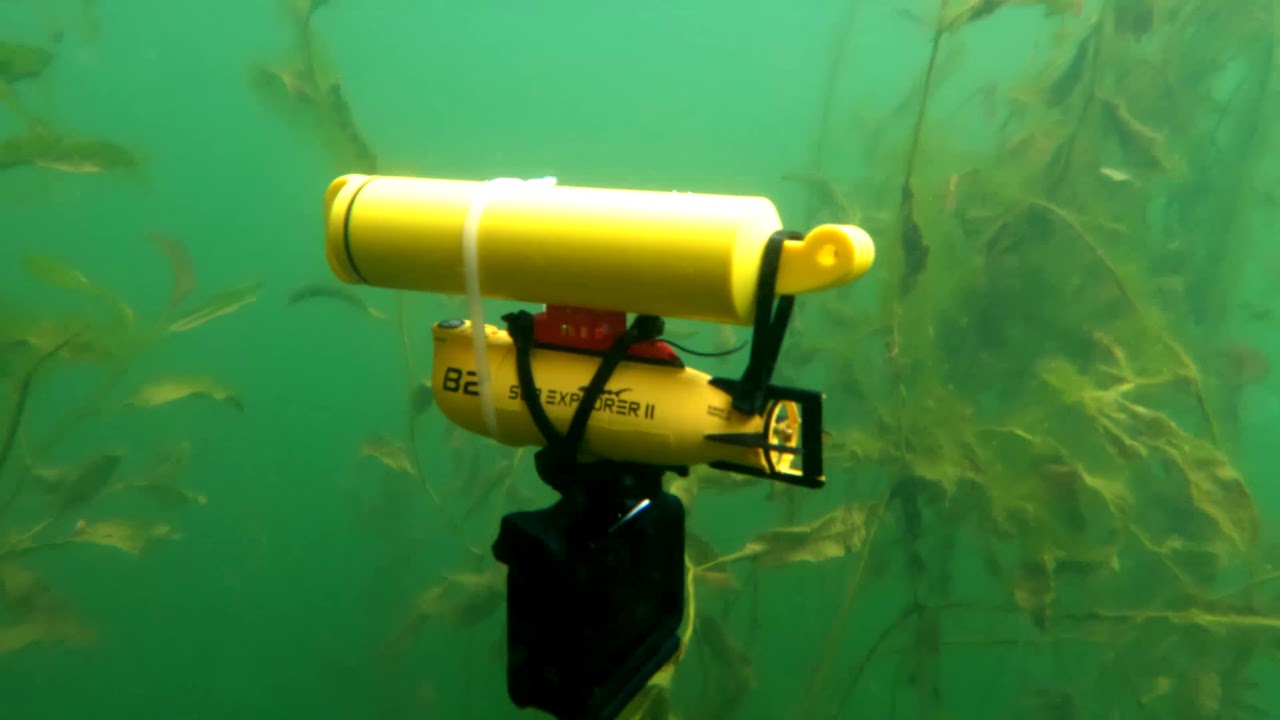 Unterwasser mit einem Mini RC Kamera-U-Boot - YouTube