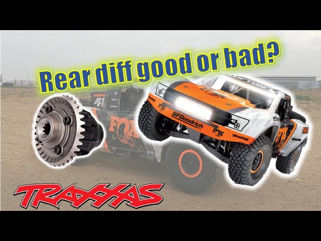 Traxxas UDR open rear diff upgrade - but is it better or